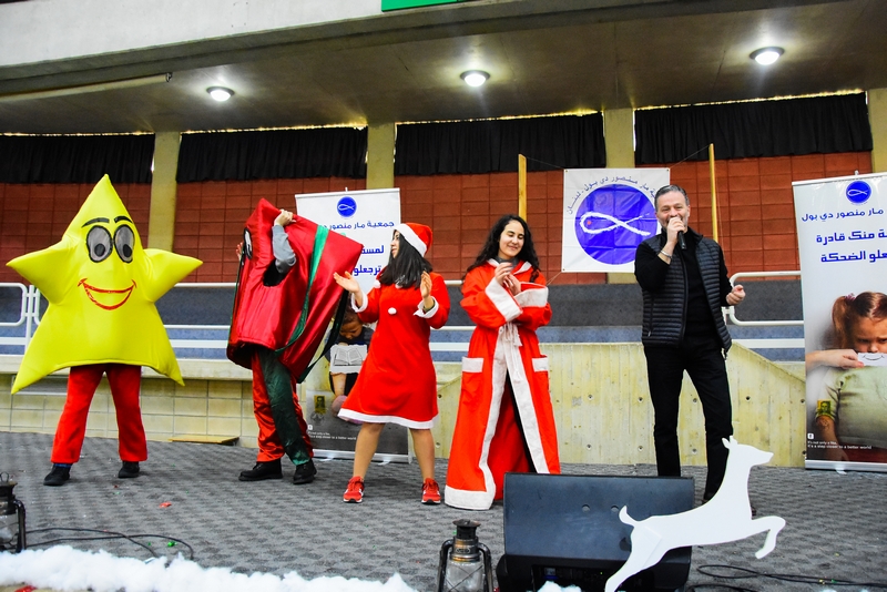 Saint Vincent de paul celebrating Christmas at Jesus & Mary school
